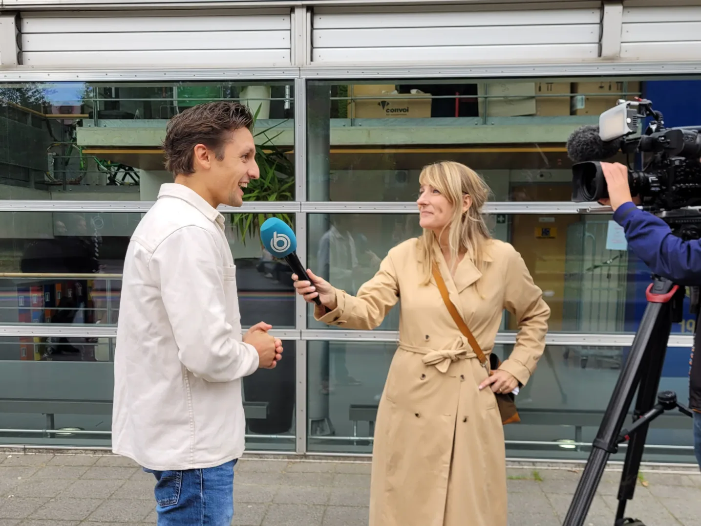 Oprichter Daan Donkers in een tv-interview